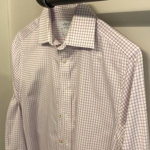 Charles Tyrwhitt lilac checkered shirt